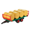 Picture of Bale transport trailer with 8 round bales