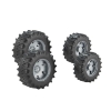 Picture of Twin Tyres with silver rims 