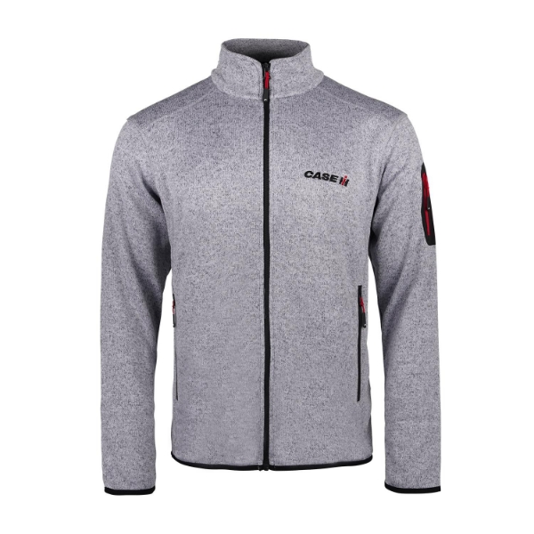 Picture of Knitted Fleece Jacket, grey, (men)