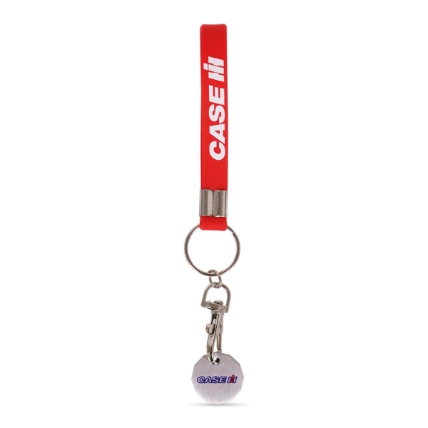 Picture of Case IH key fob with shopping cart token