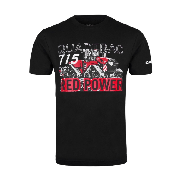 Picture of T-shirt "Red Power Quadrac", black, (Unisex)