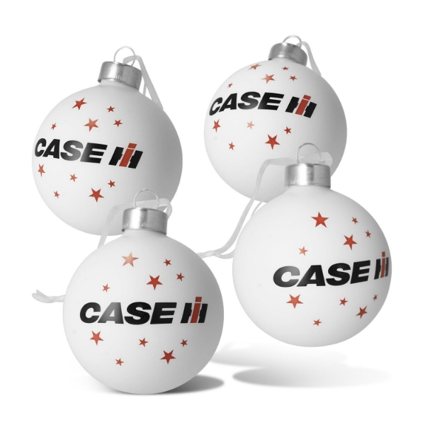 Christbaumkugeln 4er-Set Case IH